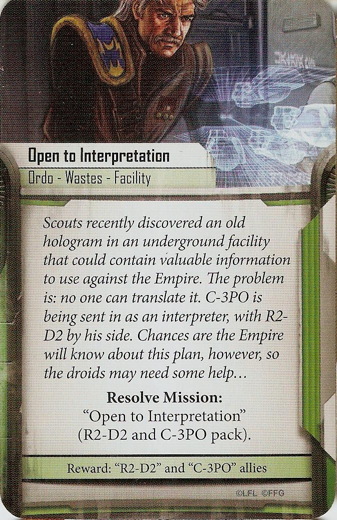 R2-D2 and C-3PO card: /images/greenSideMissions/Open To Interpretation.jpg